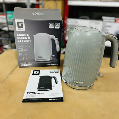GEEPAS 1.7L Fluted Electric Kettle 3000W-38068