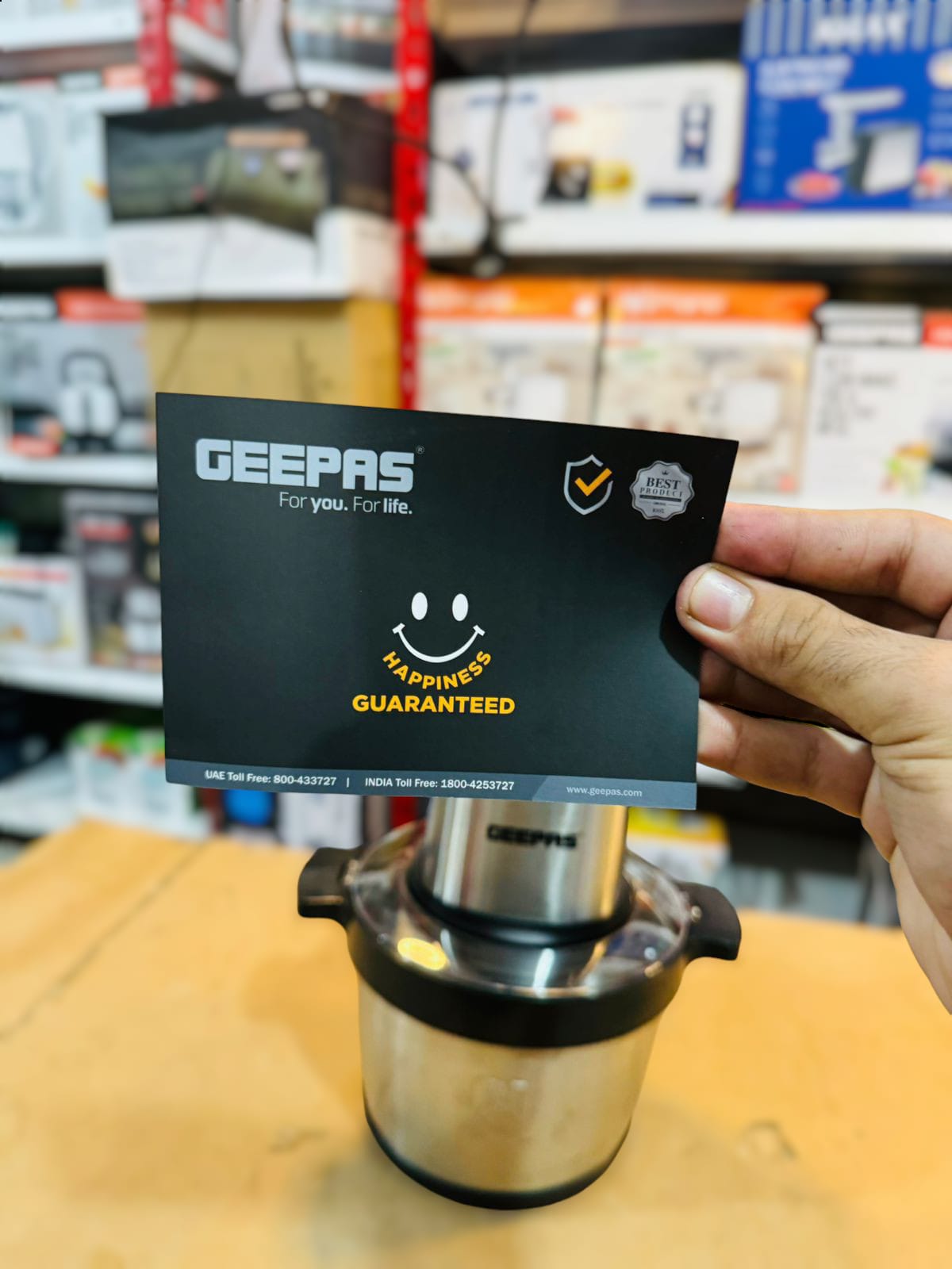 GEEPAS 6L Multi Chopper 1200W-42023