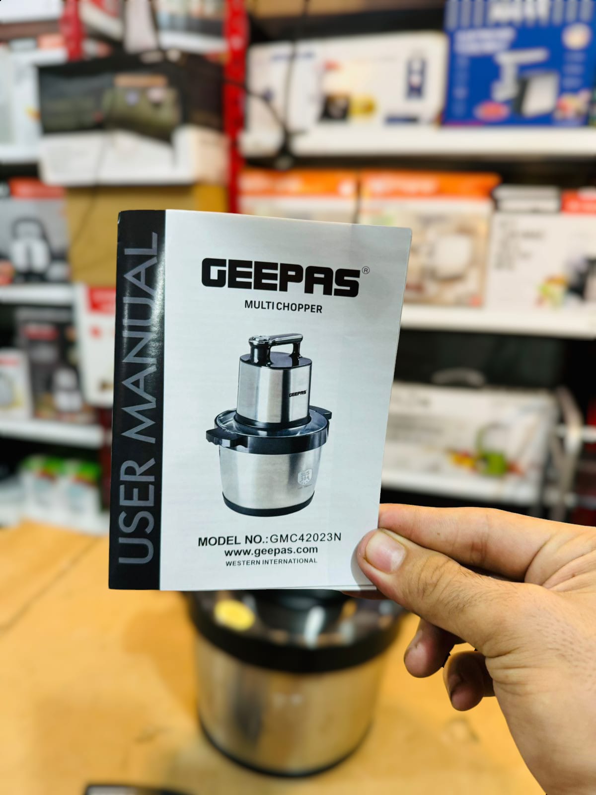 GEEPAS 6L Multi Chopper 1200W-42023