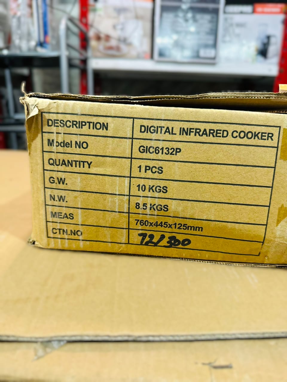 Geepas Double Burner Hot Plate built-in -6132