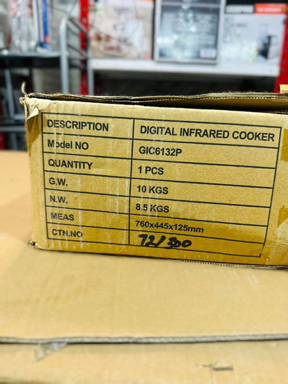 Geepas Double Burner Hot Plate built-in -6132