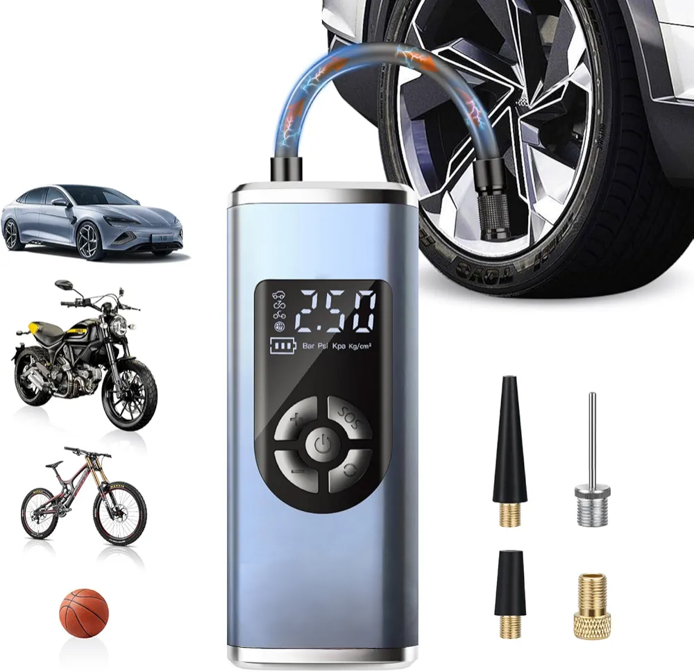 Lot imported 4 in 1 rechargeable tire inflator