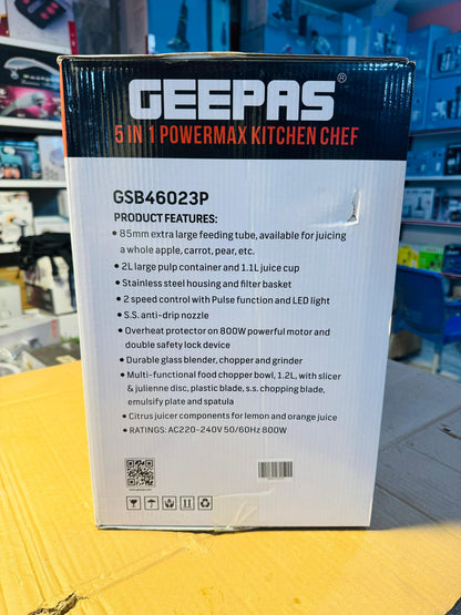 Geepas powermax food factory GSB 46023