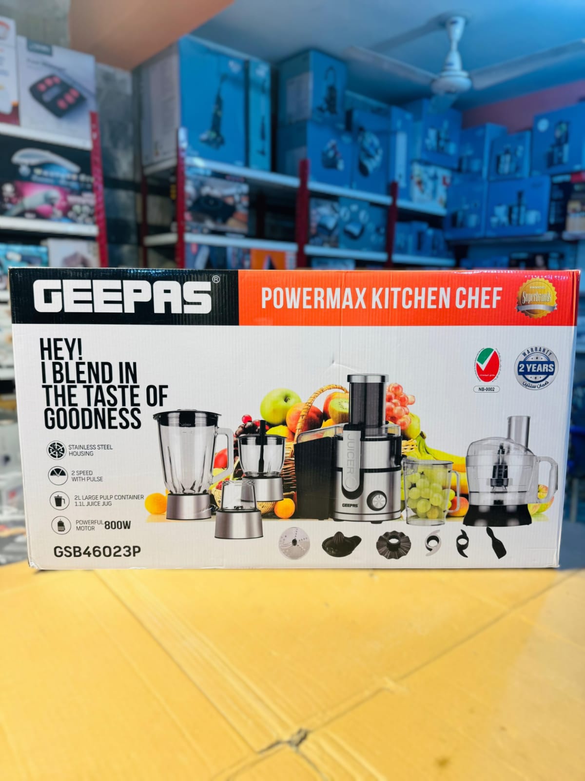 Geepas powermax food factory GSB 46023