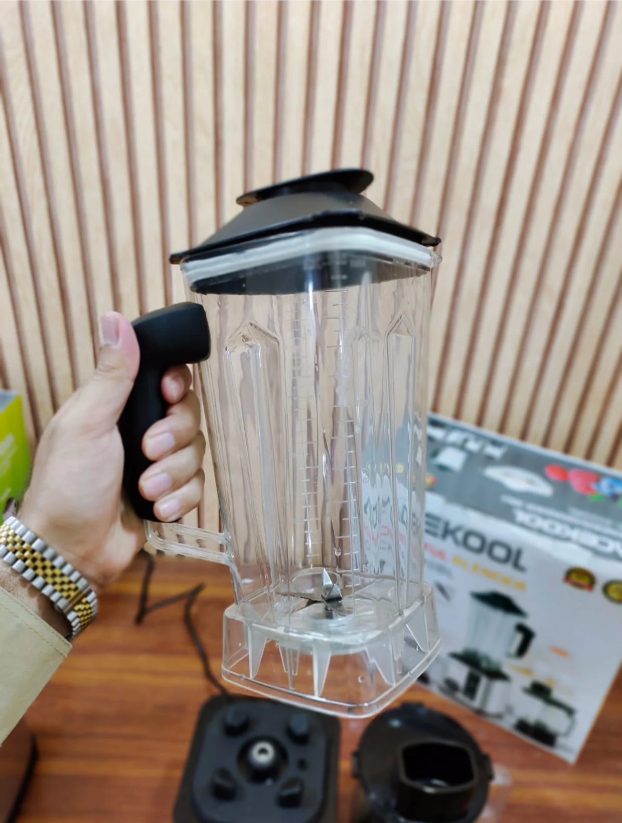 Acekool Powerful 3in1 Blender. Chopper & Grinder 2000W