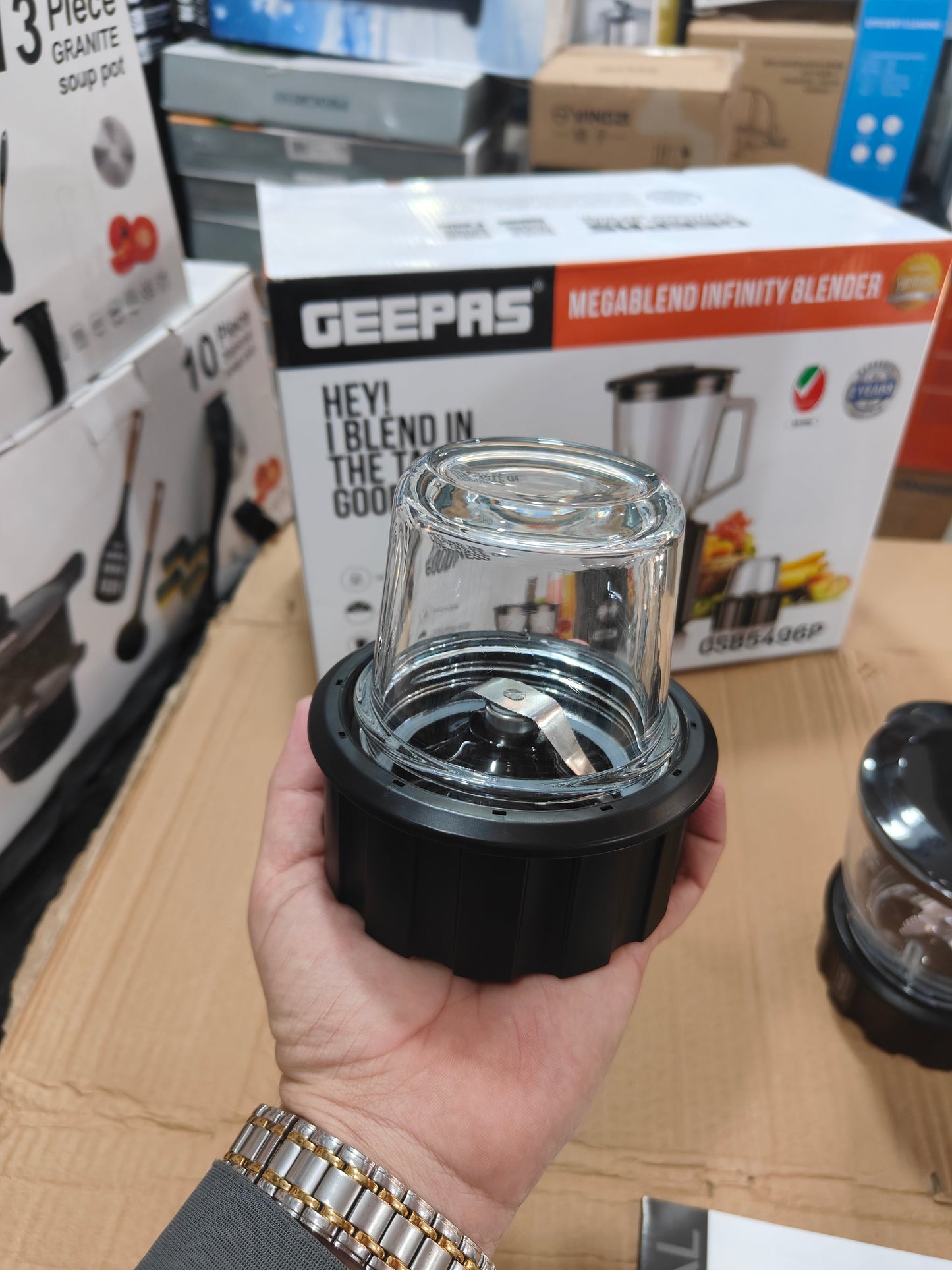Geepas 3 in 1 infinity blender set GSB 5496p