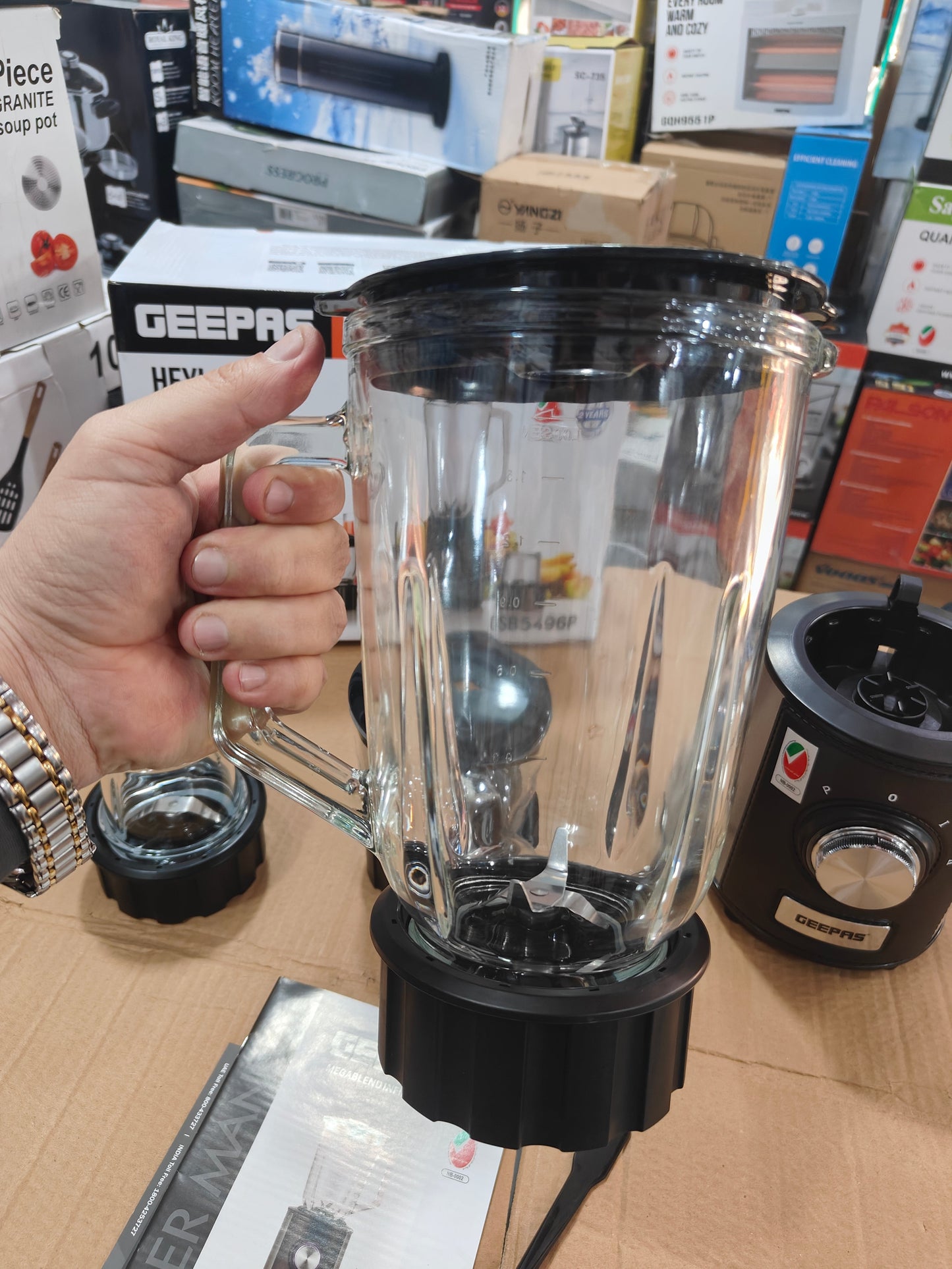 Geepas 3 in 1 infinity blender set GSB 5496p