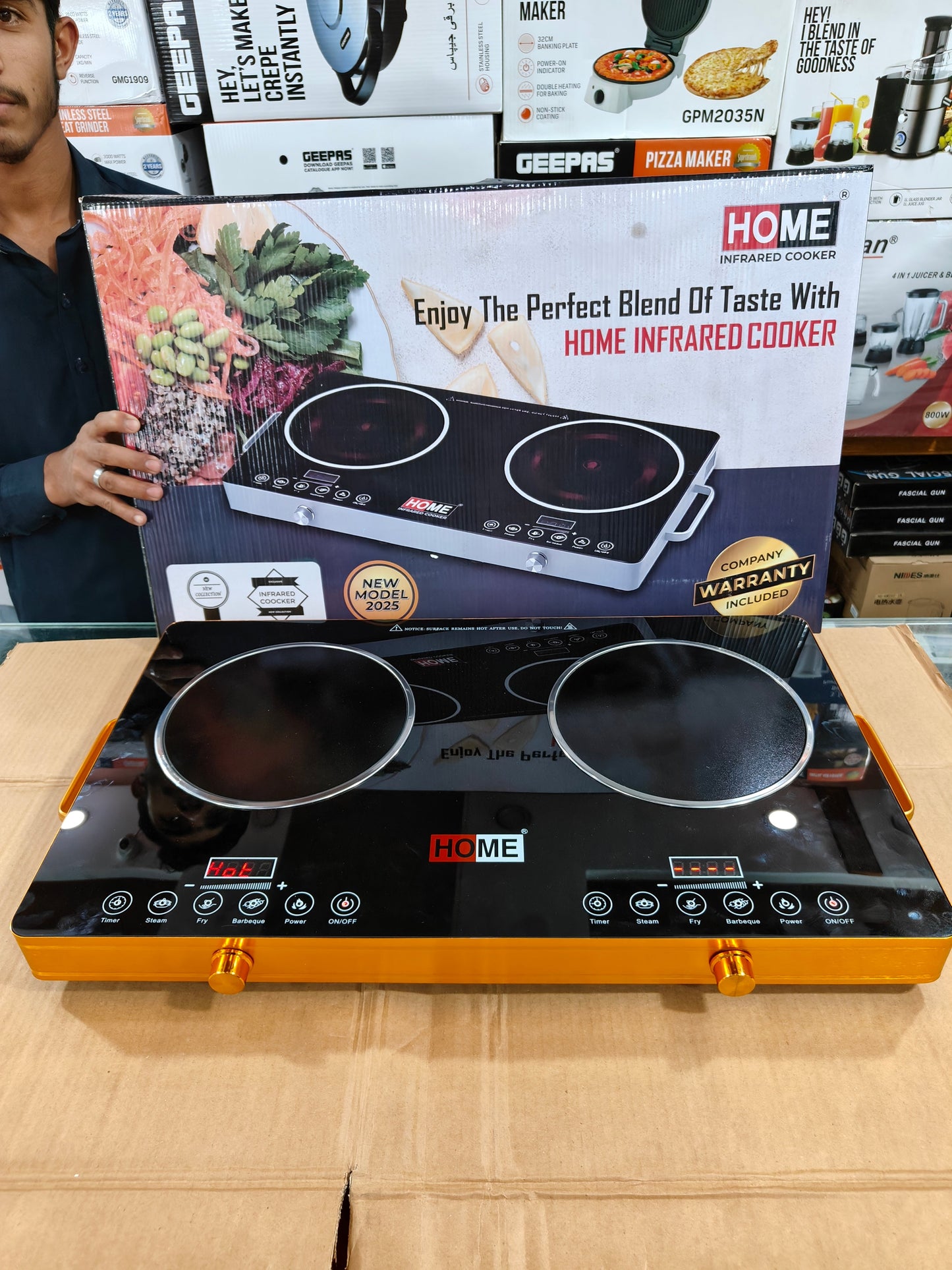 Home  3500W+3500W Double Hot Plate ( infrared cooker)