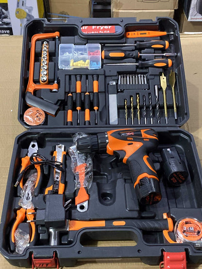 117 Pieces Drill Machine Hardware Tool Box