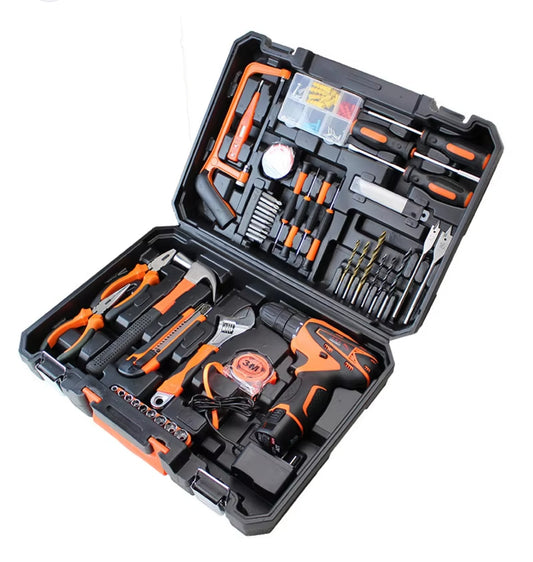 117 Pieces Drill Machine Hardware Tool Box