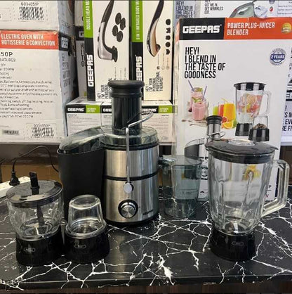 Geepas Power plus 4-in-1 Juicer Blender GSB 46014P