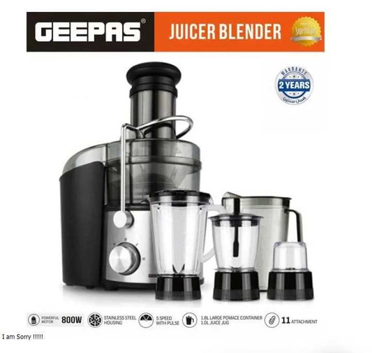 Geepas Power plus 4-in-1 Juicer Blender GSB 46014P