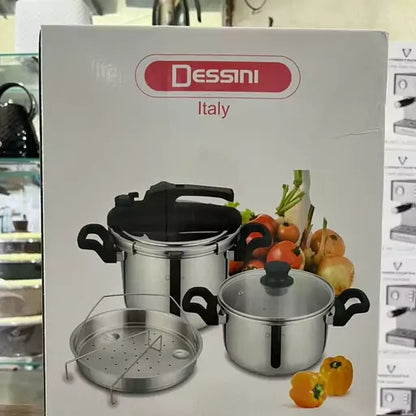 DESSINI Italy 3 in 1 pressure cooker set