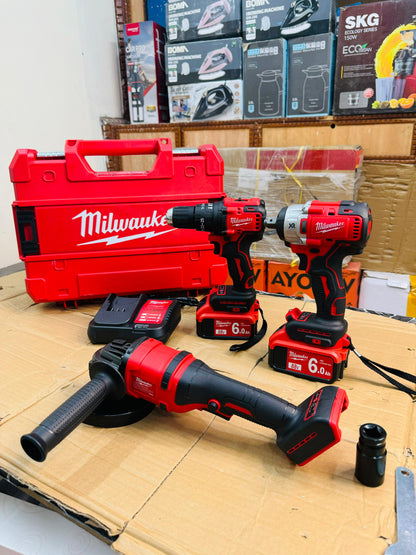 MILWAUKEE 3 in 1  88v commercial M18 FUEL Hammer Drill & Driver