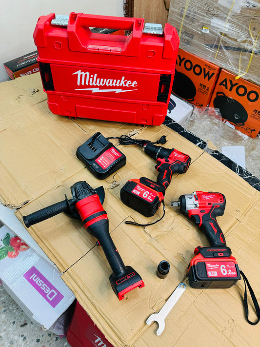 MILWAUKEE 3 in 1  88v commercial M18 FUEL Hammer Drill & Driver