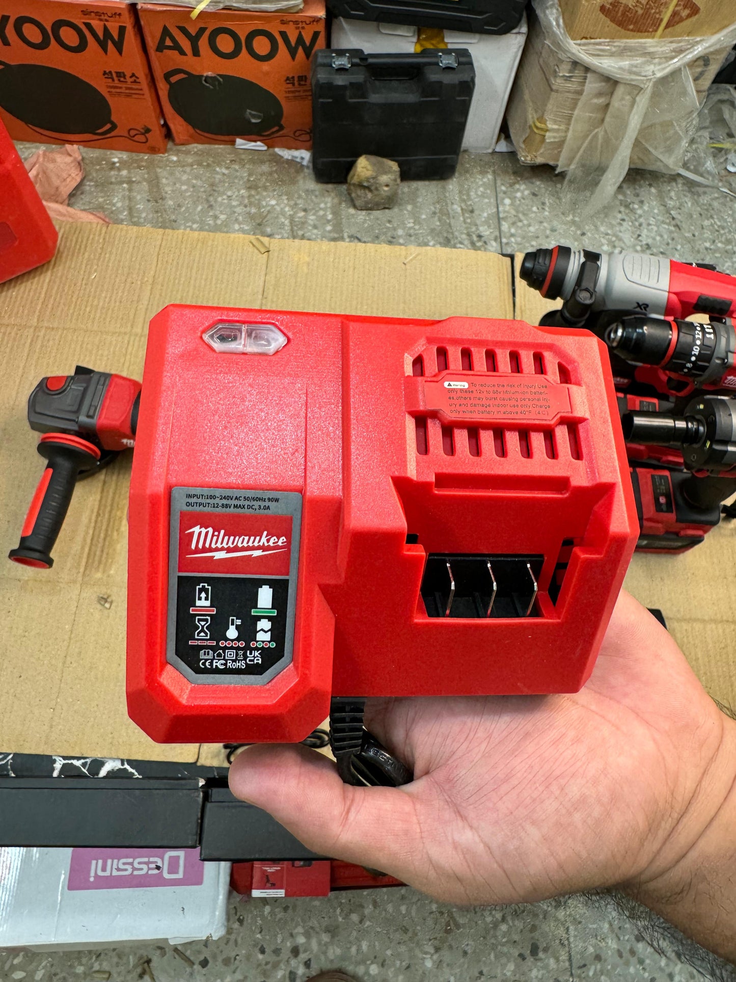 MILWAUKEE 4 in 1 drill machine set tool kit set