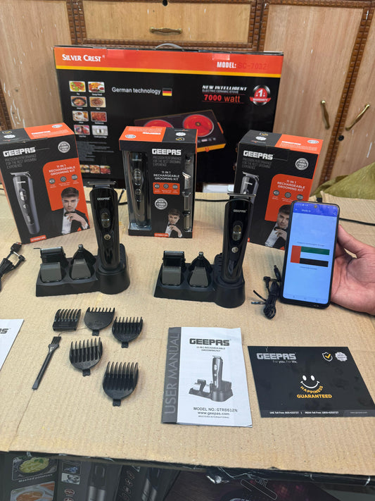Geepas 11 in 1 grooming kit ( 2 year warranty)