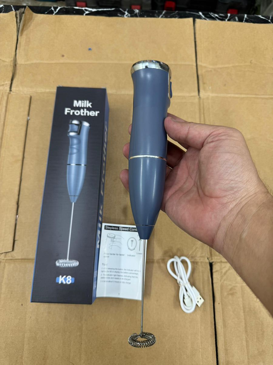 Rechargeable milk frother ( coffee beater