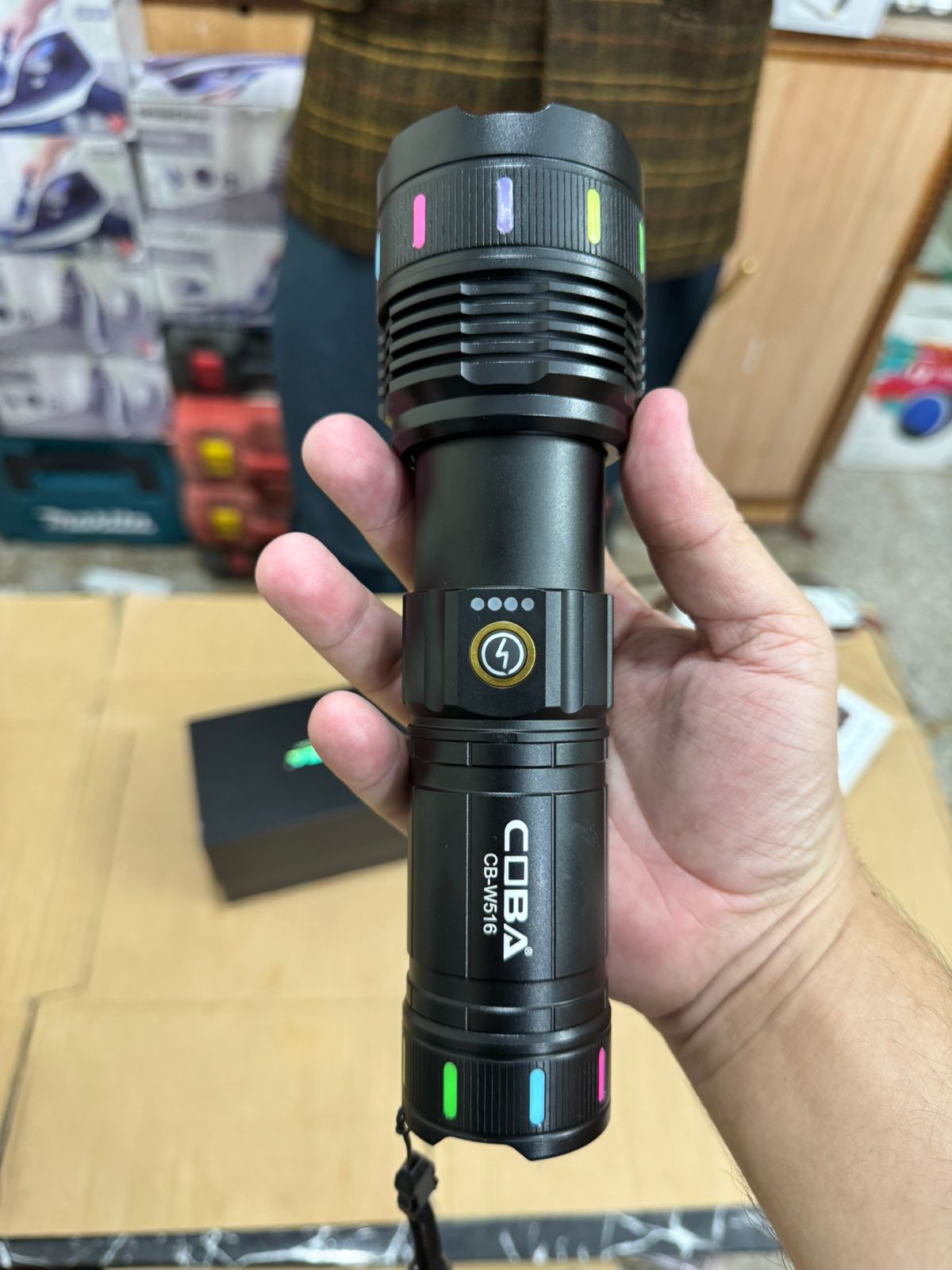 original cuba 2000km range torch with powerbank