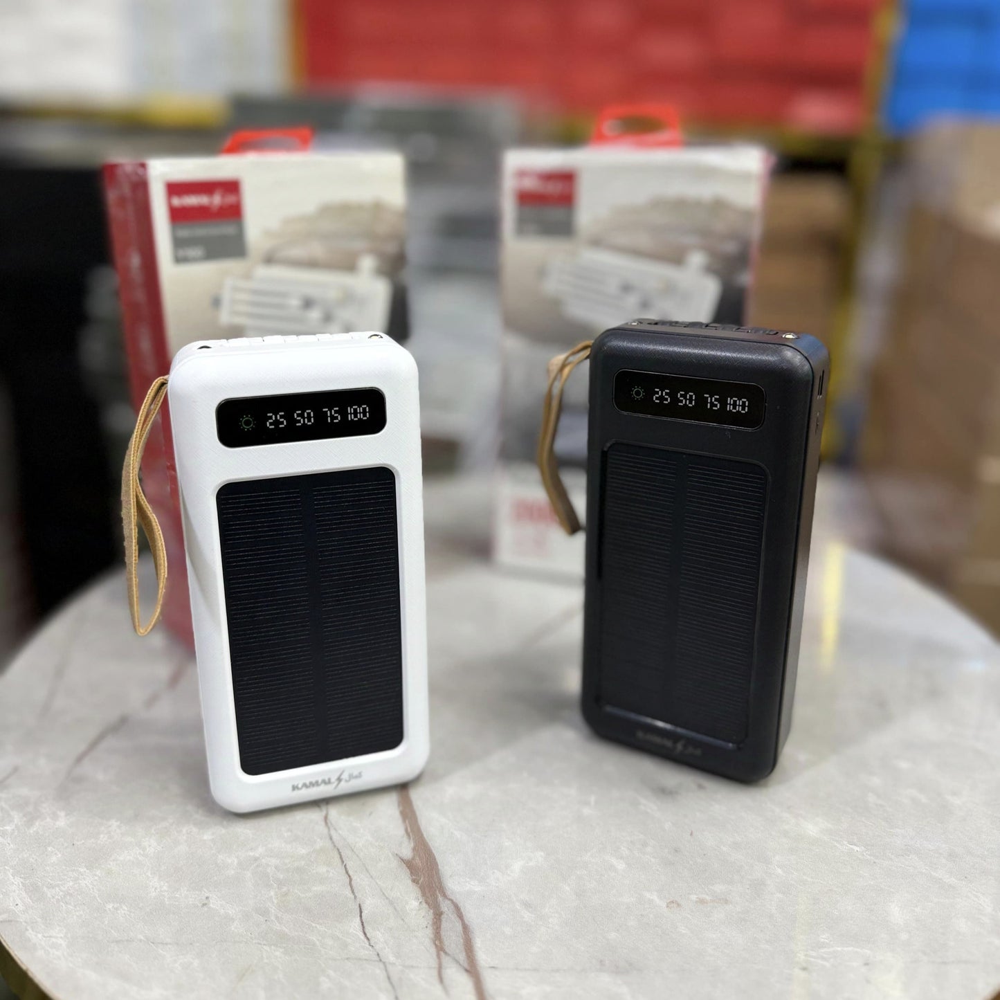 Dubai Lot Imported Solar+Electric 120W 20000mAh Power Bank Super Fast Charging