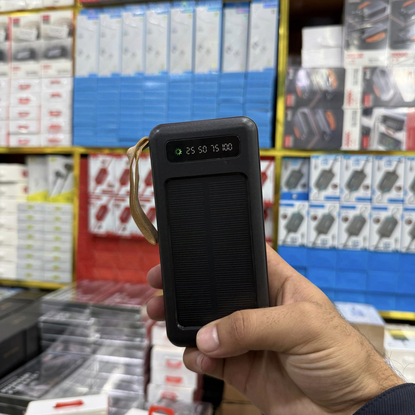 Dubai Lot Imported Solar+Electric 120W 20000mAh Power Bank Super Fast Charging