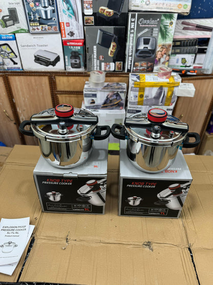 Germany lot AUTOMATIC PRESSURE COOKER 7 , 9 & 11 litter