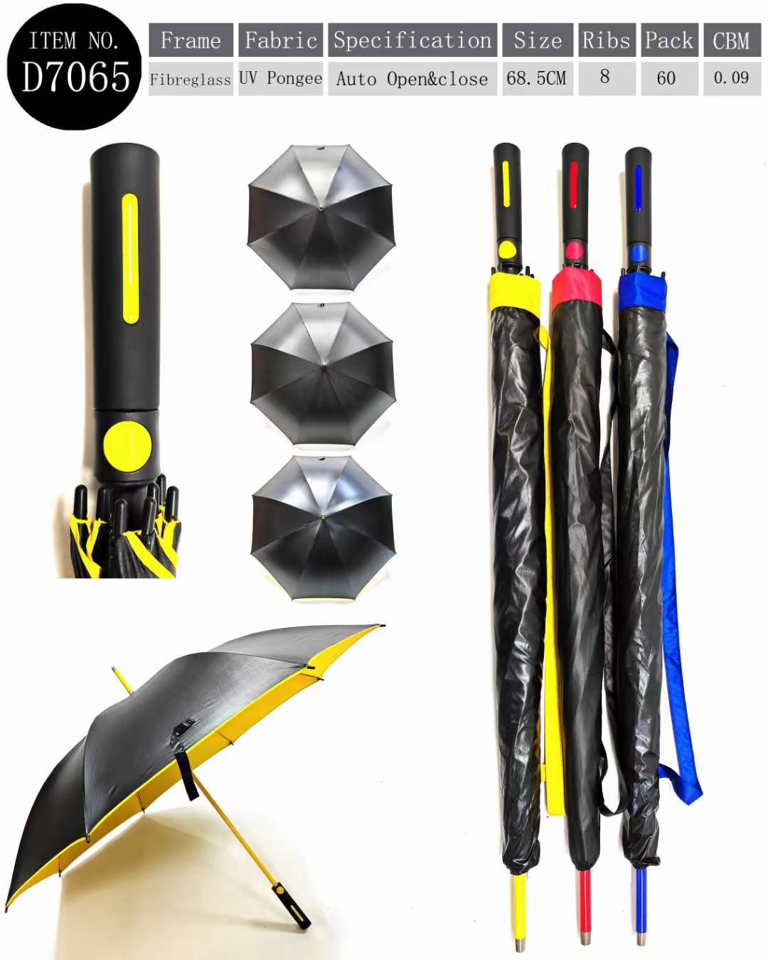 Big Size Umbrella Automatic Open for Outdoor Travel Camping Windproof