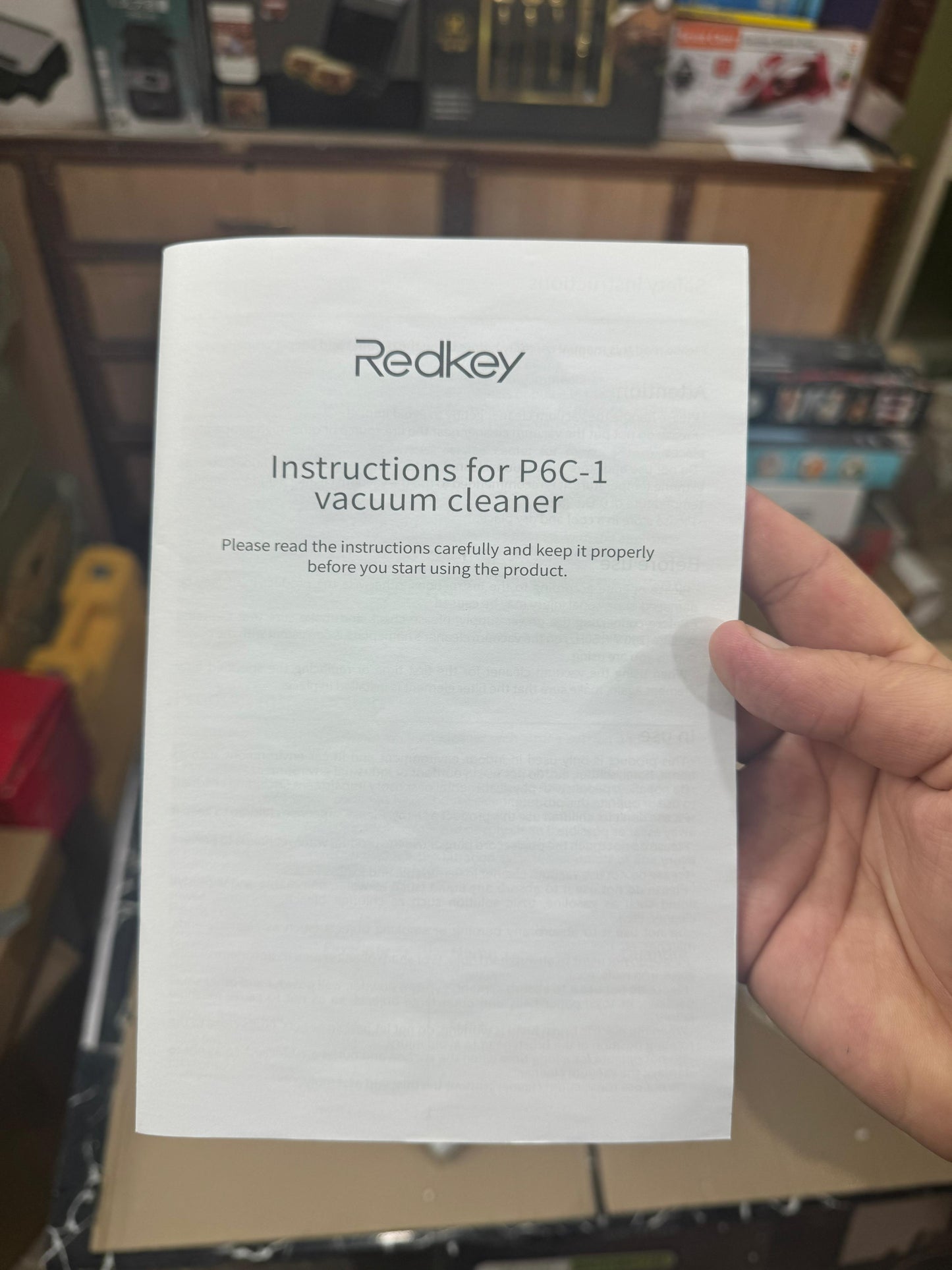 Redkey electric vacuum cleaner 600watt