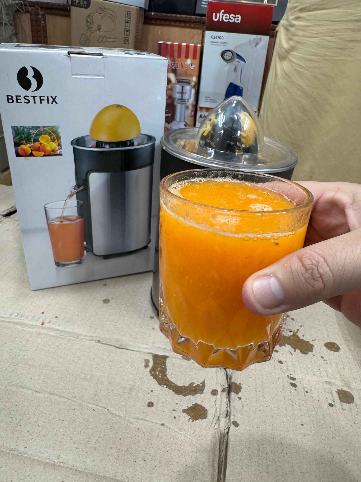 BESTFIX stainless still citrus juicer