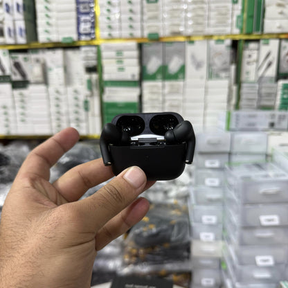 Made in USA AirPods Pro 2nd Gen (Black) – Latest Generation with MagSafe Charging Case (USB-C), Active Noise Cancelling & Spatial Audio