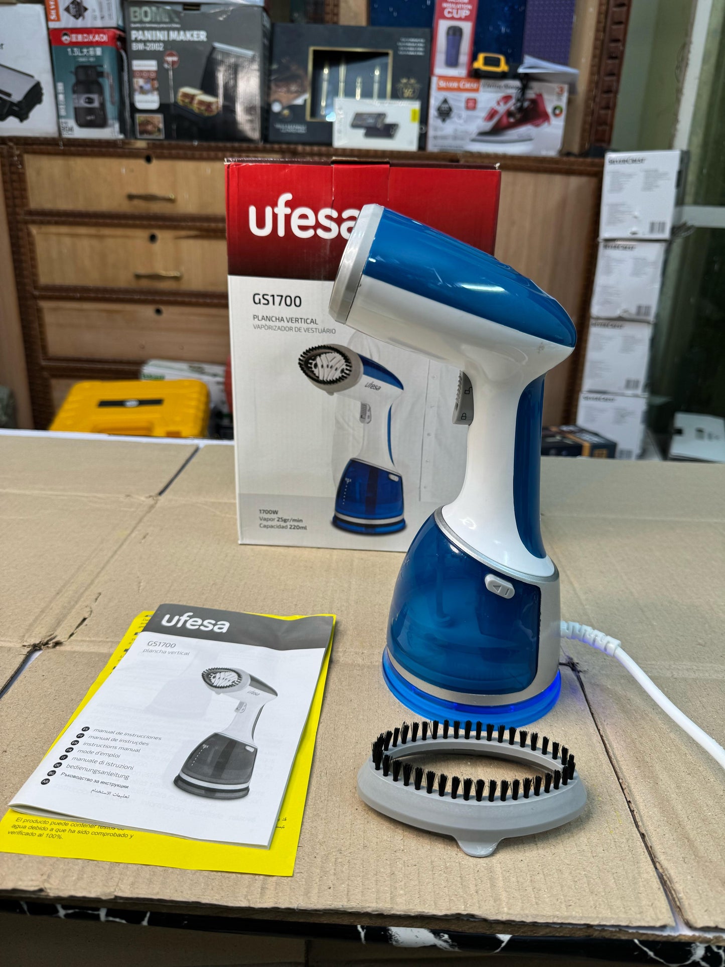 France lot ufesa garment steamer