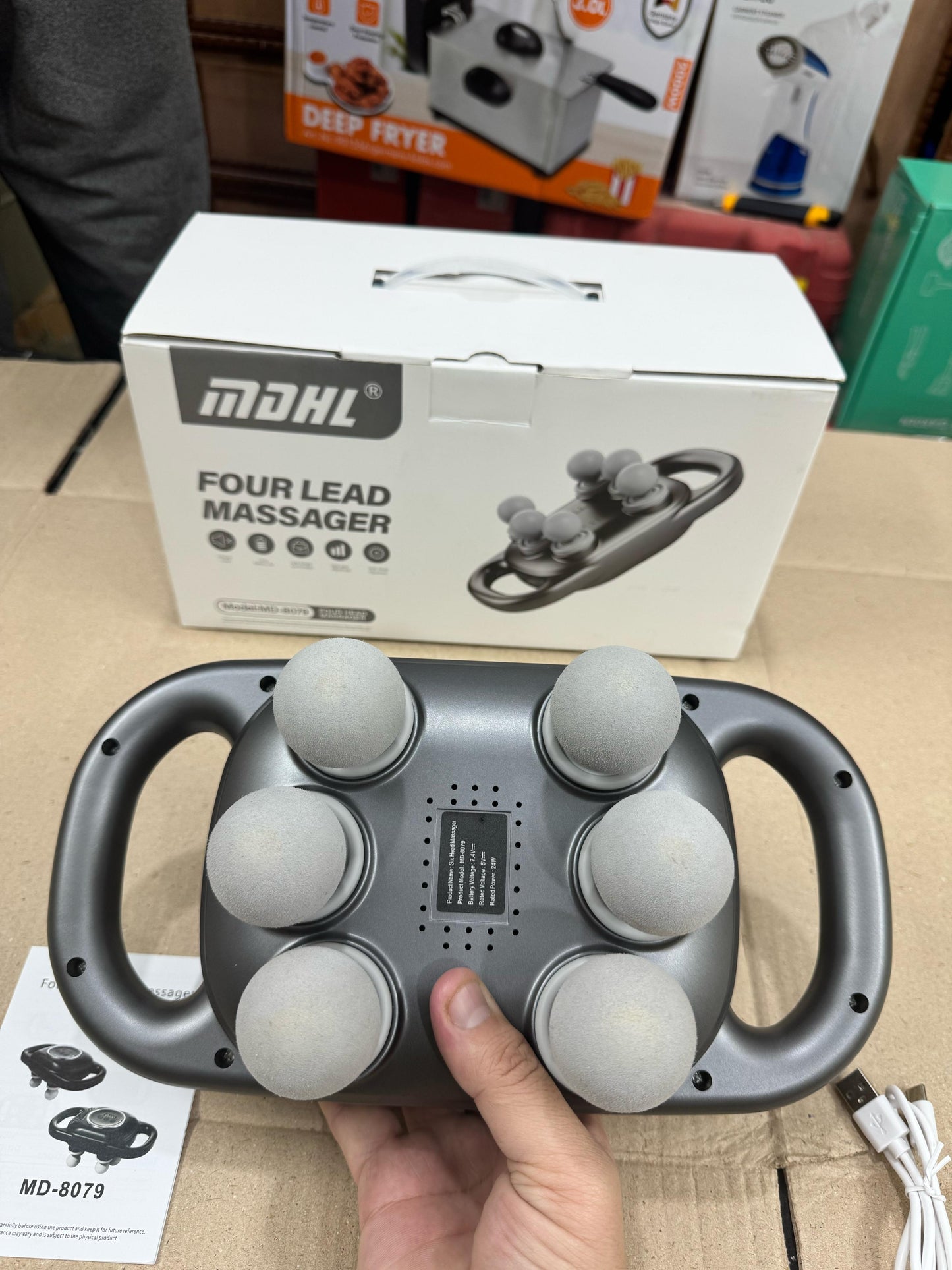 amazon lot 6 head full body massager