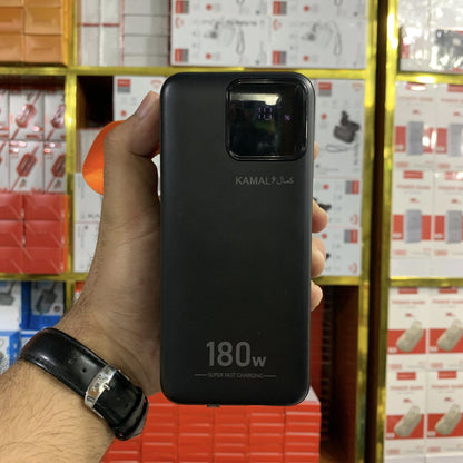 Heavy Duty 180W Powerbank 80000mAh Made in Dubai Lot Imported Ultra-Fast Charging High-Capacity Backup
