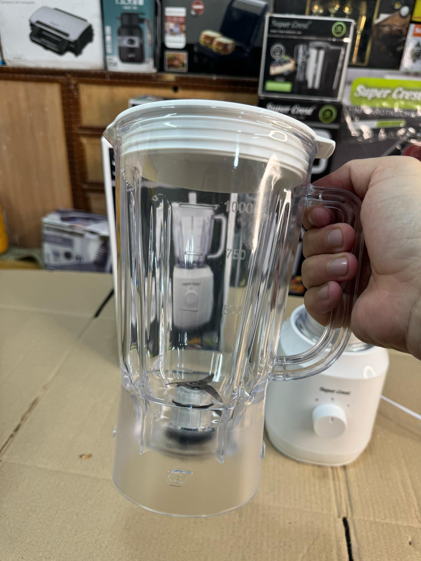 SUPER CREST Germany 2 in 1 blender grinder