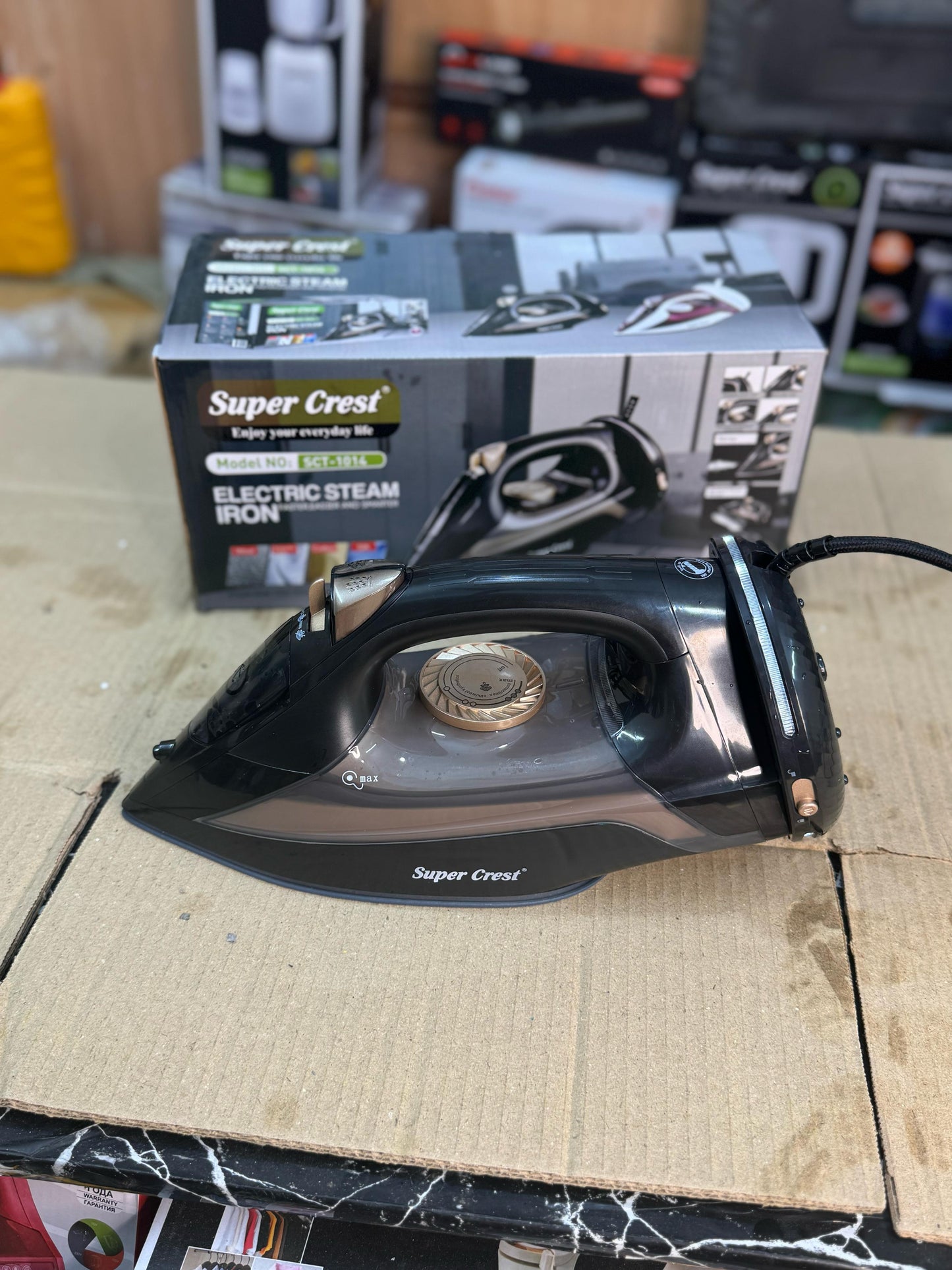 Super crest cordless steam iron SCT-1014