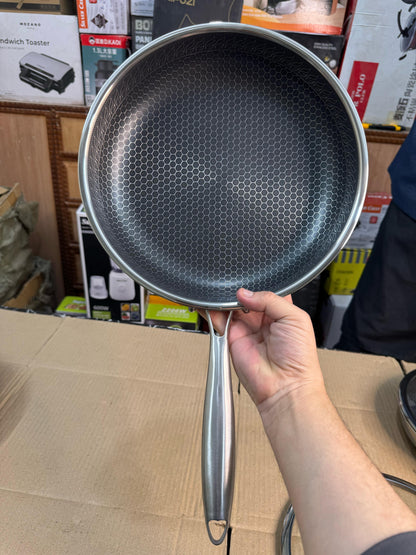 28 cm Honeycomb lesser coating flat Fry Pan