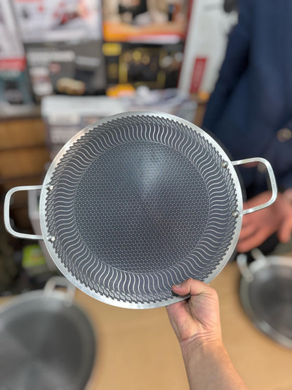 34cm Germany lot honeycomb lesser coating tawa