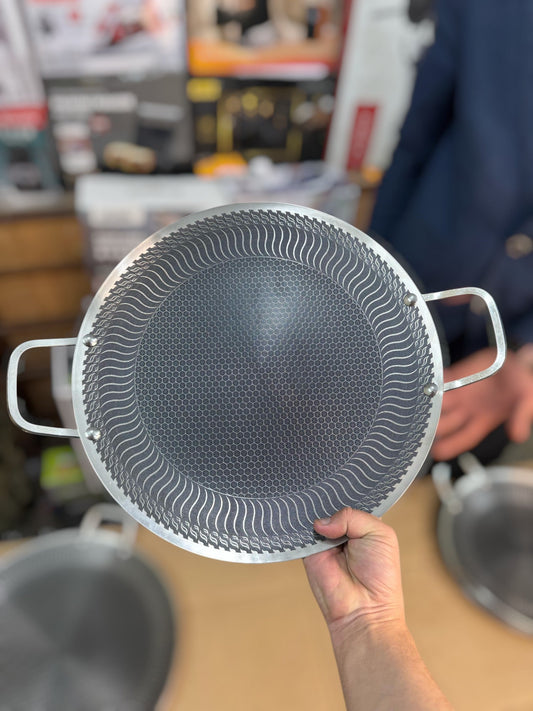 34cm Germany lot honeycomb lesser coating tawa