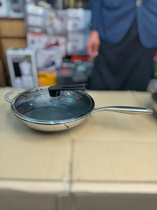 36cm Germany lesser honeycomb fry pan & handi