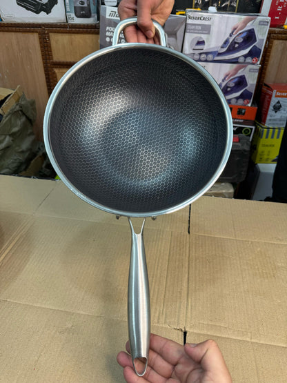 34cm Germany lesser honeycomb fry pan & handi