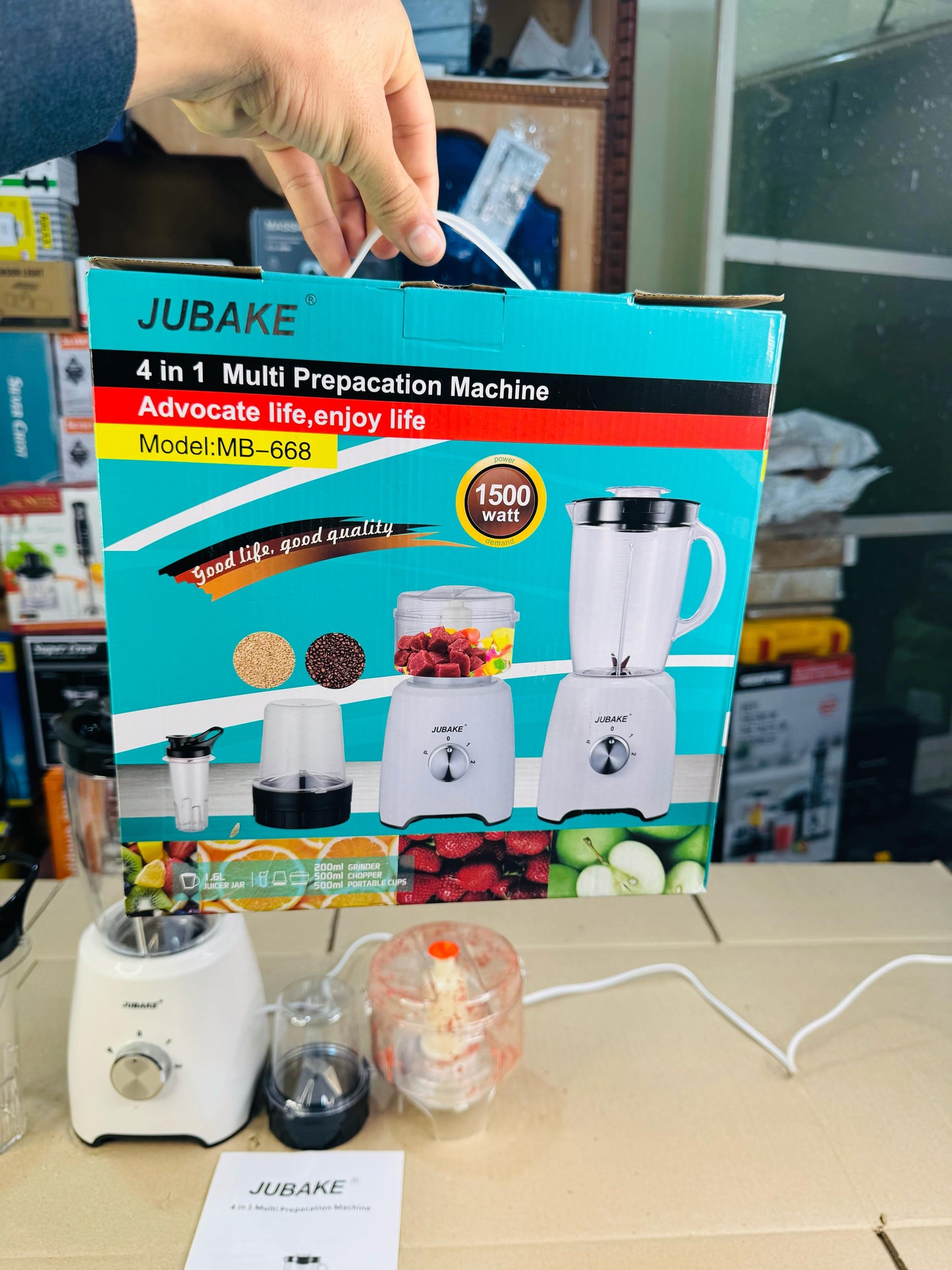 jubake 4 in 1 multifunctional blender chopper