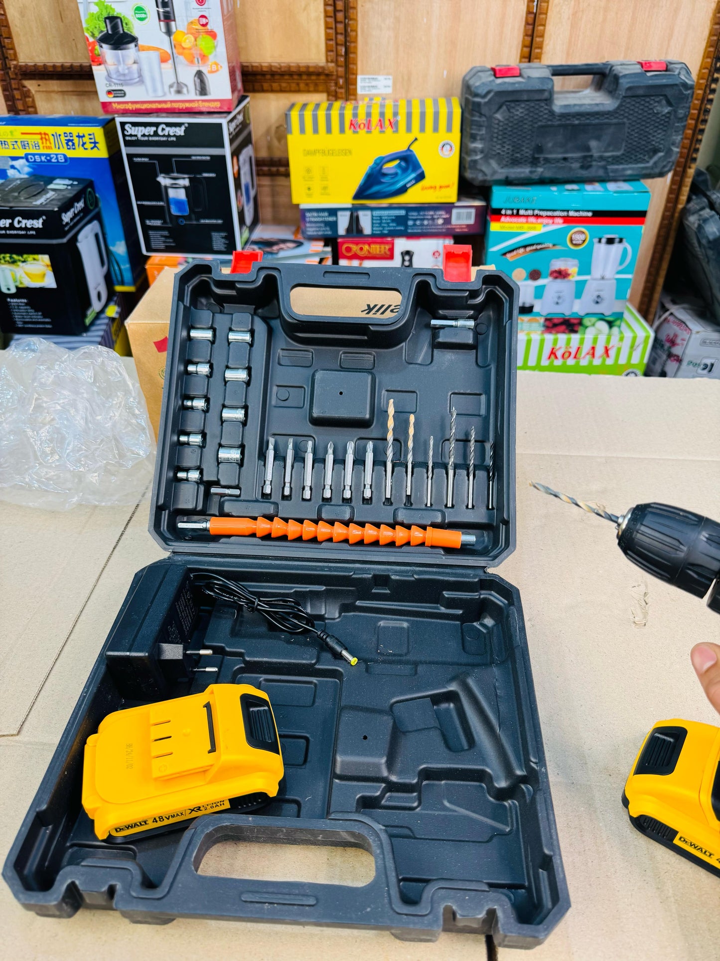 Dewalt 48v mini drill machine set