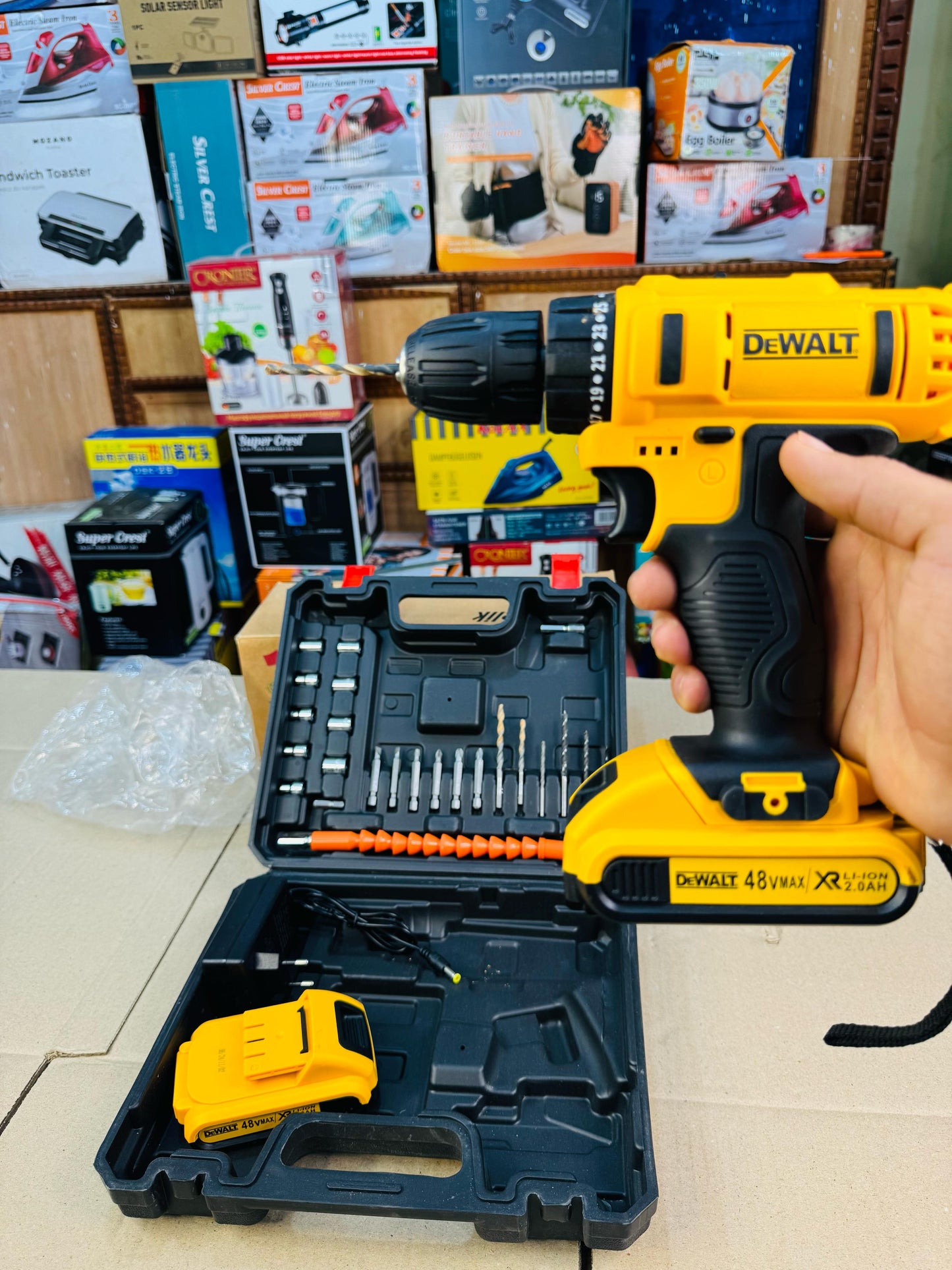 Dewalt 48v mini drill machine set