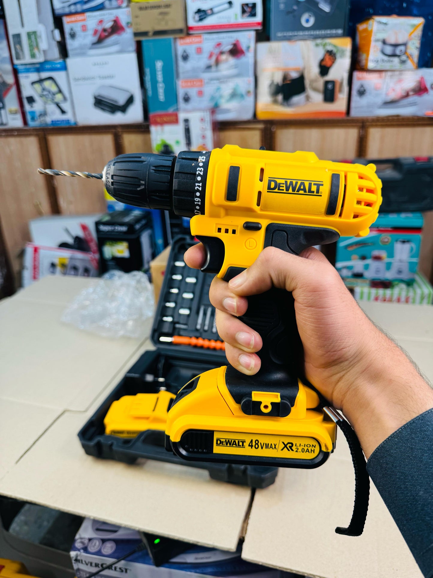 Dewalt 48v mini drill machine set