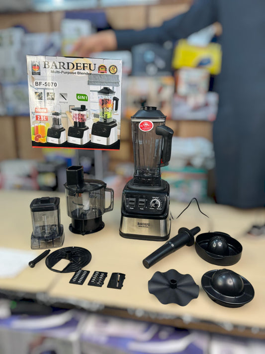 Bardefu 6 in 1  1 2.5L Multipurpose Blender - 5070 German Lot