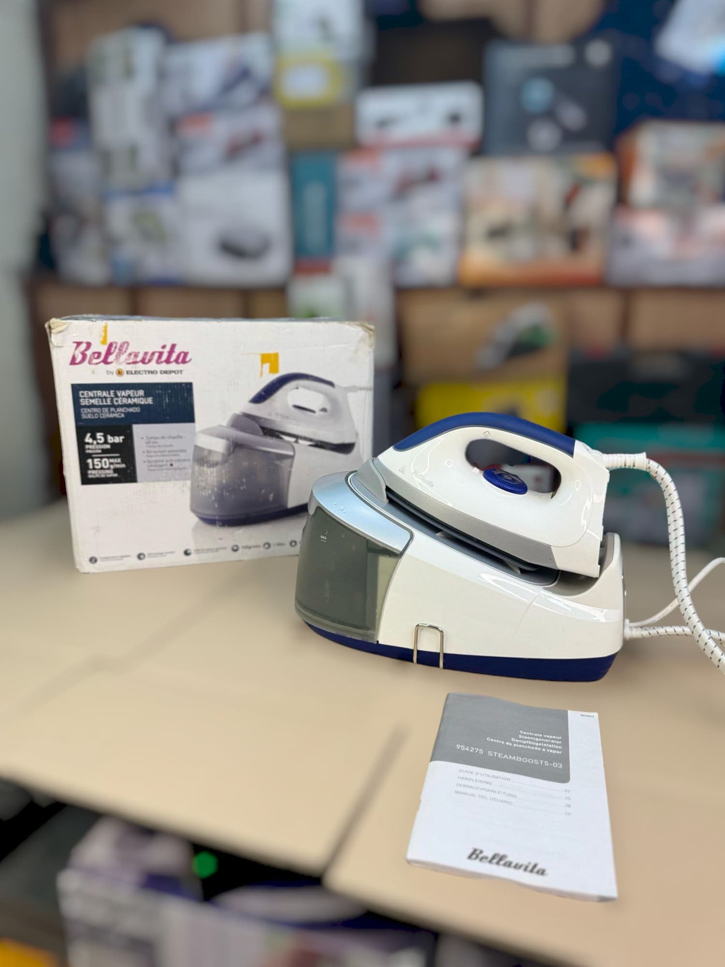 France Lot Imported Bellavita Garment Steaming Iron