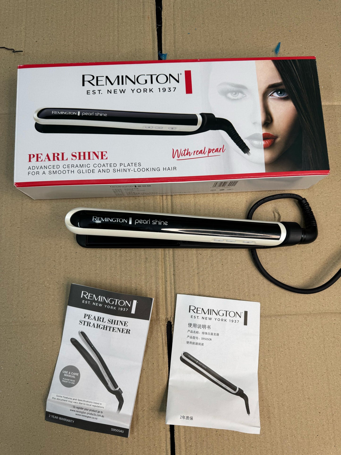 Remington Pearl Shine Hair Straightener