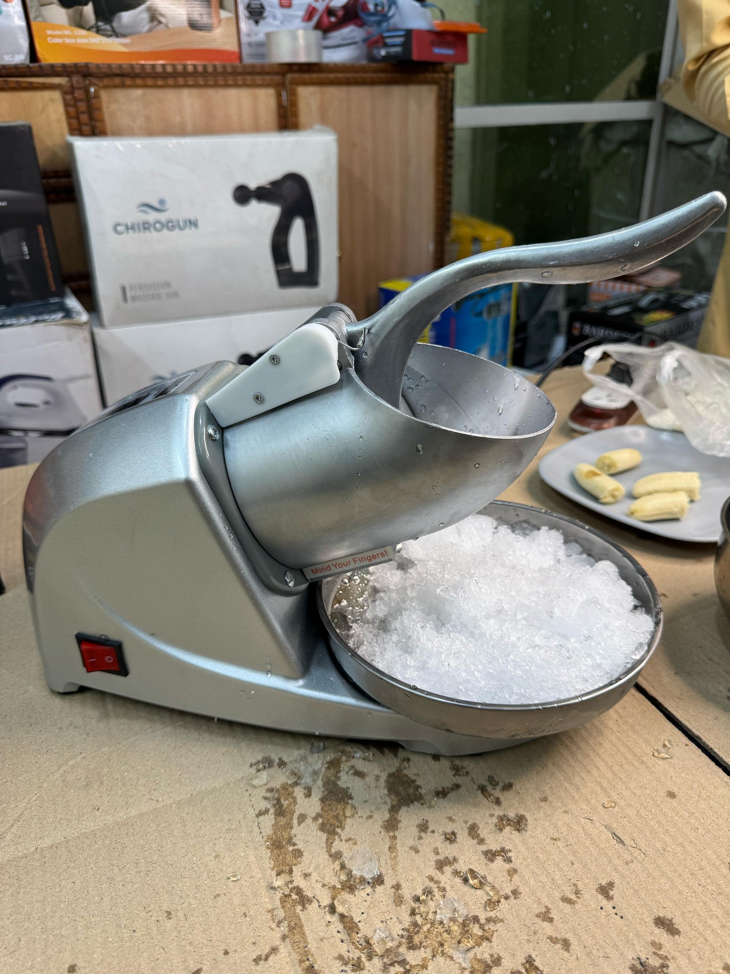 ancher plus ice crusher machine 300w