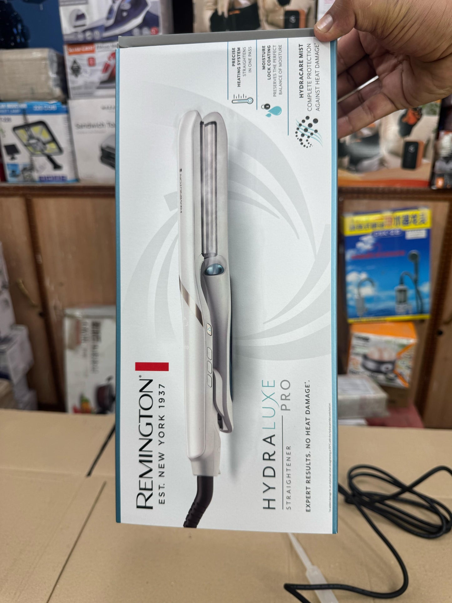 USA Remington hydra luxe pro steam straightener