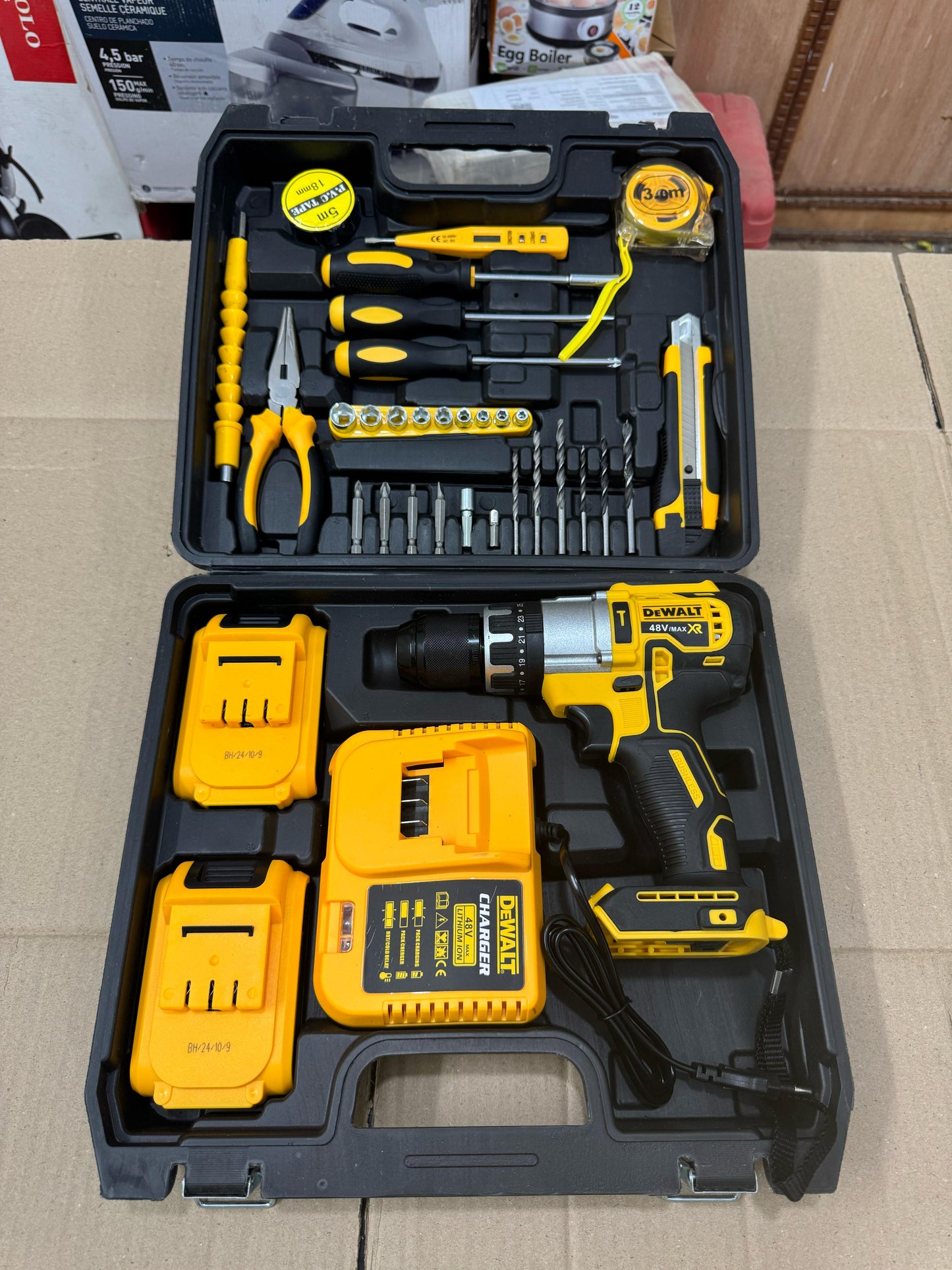 lot imported Dewalt 48v drill set